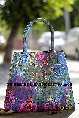 Indian Cotton Mandala Star Handbag Tote Shoulder Bag Beach Women's Shoulder Bag • $38.49