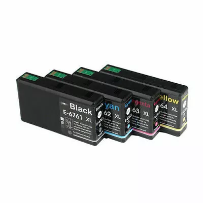 4x Compatible 676XL 676 Ink Cartridge For Epson Workforce Pro WP4530 WP4540 WP • $17.90