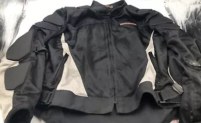 Motoboss Summer Mesh Cool Jacket With Armor Padding Open Mesh Very Cooling Black • $32.19