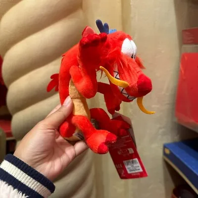 Disney Authentic NWT Mulan Mushu Dragon Doll Shoulder Magnetic Pal Plush Toy • $49.31