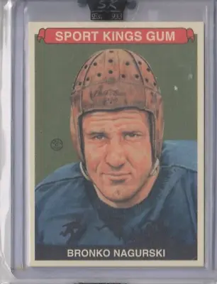 2009 Sportkings Series C BRONKO NAGURSKI Chicago Bears HOF Sport Kings Gum #135 • $9.95