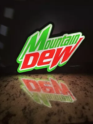 Mountain Dew LED Light Box Neon Like Sign Mt. Dew Lamp Do The Dew Man Cave Bar • $45