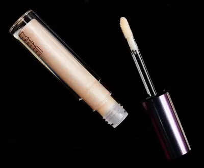 MAC Mirage Noir Lipglass Lip Gloss - OYSTERIZED (light White Sparkle Finish) • £18.99