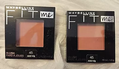 Maybelline Fit Me! Blush 45 Plum .16oz New & Sealed Makeup  • $8.39