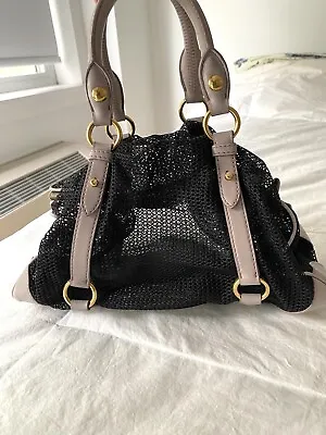 MIU MIU Mesh Bow Bag - Black • $200