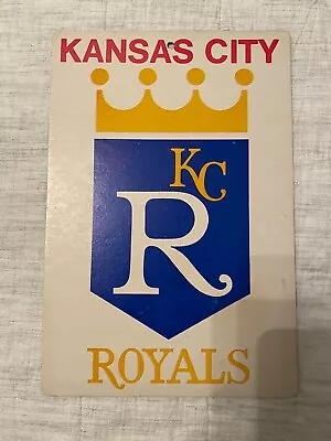 Vintage 1974 Kansas City Royals Baseball Big Sign Cardboard Man Cave Wall Art • $14.95