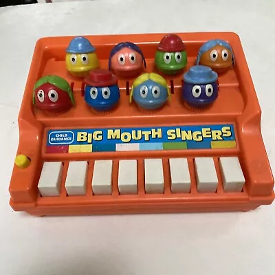 1978 Big Mouth Singers Piano Toy Vintage Child Guidance Collectible NOT WORKING • $14.99