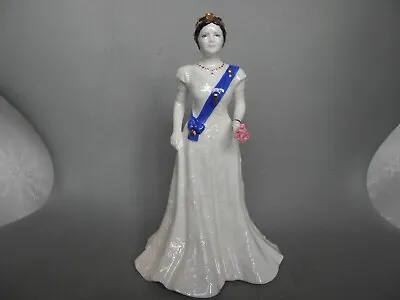 COALPORT FIGURE H M QUEEN ELIZABETH QUEEN MOTHER TO CELEBRATE HER 95th BIRTHDAY • £74.95