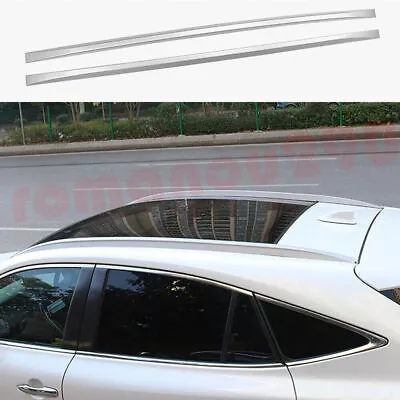 For Toyota Venza 2021-2023 Silver Roof Rack Side Rail Bar Luggage Cover Trim ABS • $165.99