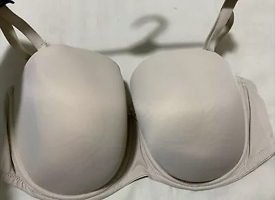 M&S Strapless 5 Ways To Wear Balcony Bra In NUDE In Size 42C • £11.99