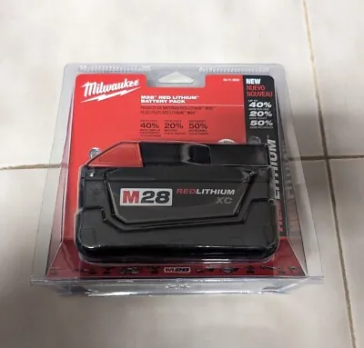 NEW Milwaukee 48-11-2830 M28 28-Volt REDLITHIUM XC On-Board Fuel Guage Battery • $170