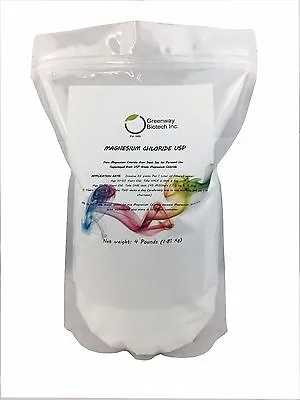 Magnesium Chloride Pharmaceutical Grade 100% Edible  Greenway Biotech  4 Pounds • $59.99