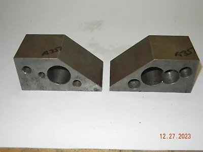 Lot A357 2 Angle Blocks Machinist Jig Fixture Setup Tooling • $27.50