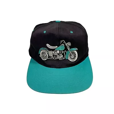 Vintage Motorcycle Embroidered SnapBack Hat- Stubbs- Biker • $12.97