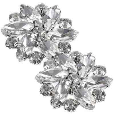£4.11 • Buy  2 Pcs Removable Shoe Buckle Crystal Shoe Buckle Wedding Shoe Clip Women Shoe