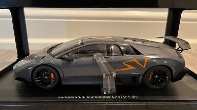 1:18 AUTOart 2011 Lamborghini Murcielago LP670-4 SV China Limited Grey Used • $397.76