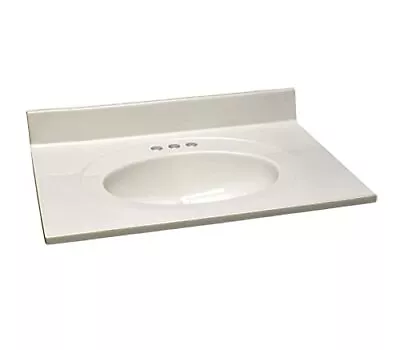 Design House 586321 Cultured Marble Vanity Top 31x22 White On White • $280.68