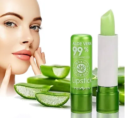 £2.49 • Buy Aloe Vera Colour/Temperature Changing Lipstick Glossy Soothing Gel Kiss Beauty