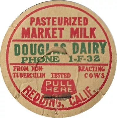 Douglas Dairy Milk Cap Redding California CA • $12