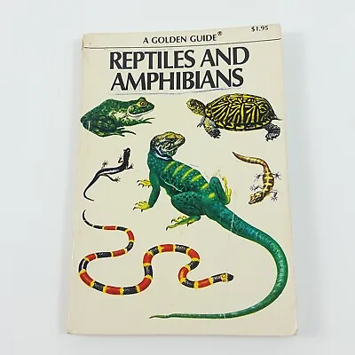 $4.86 • Buy Reptiles Amphibians 1956 Golden Nature Guide Paperback Book Animals Vintage
