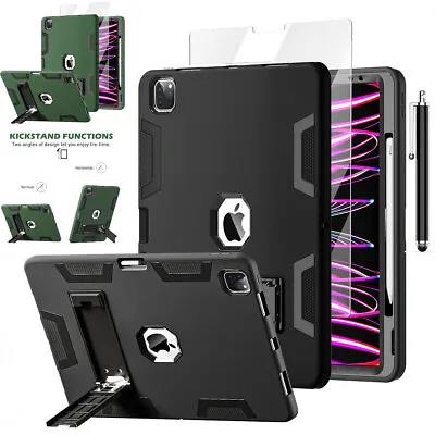 $12.99 • Buy IPad Pro 12.9  Case 6th/5th/4th Gen, 2022/2021 Heavy Duty Shockproof Stand Cover