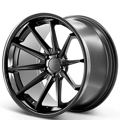(4) 19x8.5  Ferrada Wheels FR4 Matte Black With Gloss Black Lip Rims (B5) • $2080