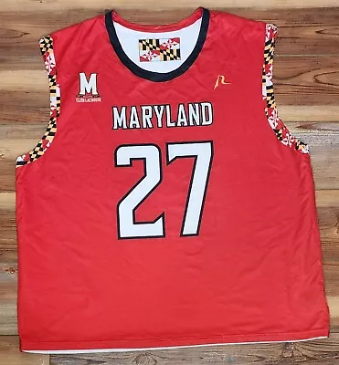 Maryland Terrapins #27 Reversible Basketball Jersey Size L Team Rebel  • $17.99