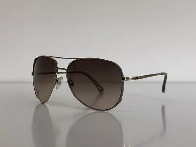 Michael Kors M 2045S 264 Sicily Aviator Gold Brown Sunglasses 59*13*125 • $36.79