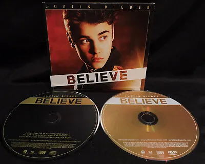 $9.95 • Buy JUSTIN BIEBER Believe CD + DVD Deluxe Edition 2012 Australia VGC FAST FREE POST