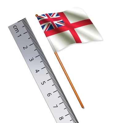 £2.50 • Buy British Royal Navy Ensign Flag (Quality Vinyl) 1:32 Scale Britains Deetail Style