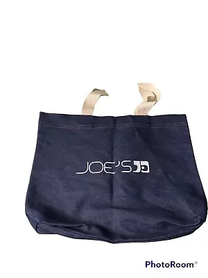 JOE’s Jeans Dark Wash Denim Tote Bag Snap Closure  • $14.95