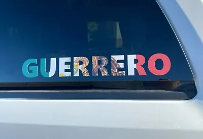 $9.99 • Buy Guerrero Decal Sticker Mexico Logo Pickup Truck Vinyl Graphics Car Sedan Banner