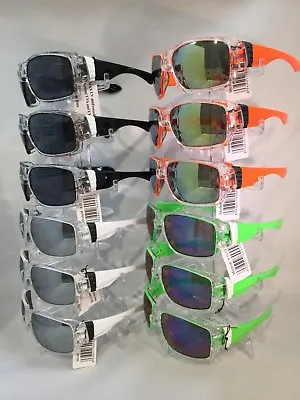 LX1010 Men Women Square Sports Sunglasses Wholesale 12 Pair • $12.99