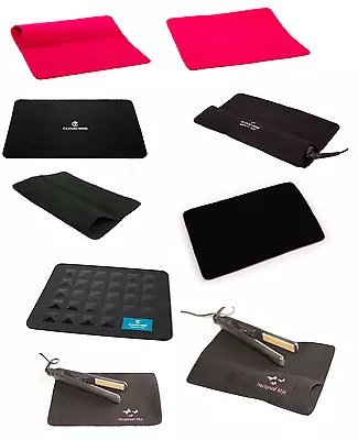 £4.99 • Buy Hair Straightener Heat Proof Safety Mat For GHD & Cloud Nine Hair Straighteners