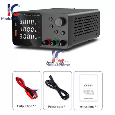 Adjustable DC Power Supply 30V 60V 120V Digital Lab Bench Voltage Regulator New • $86.55