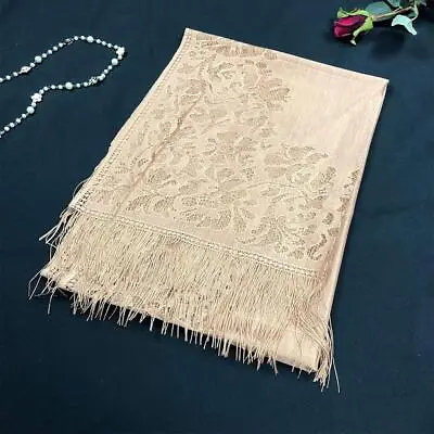 Soft Lace Pashmina Shawl For Weddings And Evenings • £5.70