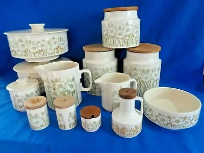 VINTAGE RETRO HORNSEA FLEUR 70s TEA COFFEE SUGAR JUGS POTS - MULTI LISTING • £7