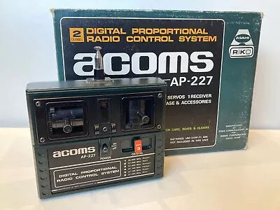 Asahi Acoms AP-227 RC Radio Transmitter 27MHz / Vintage 1st Edition • £49.99