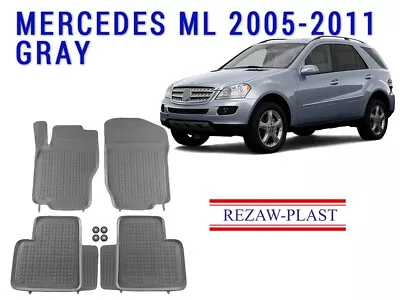 Floor Mats For Mercedes Benz ML 2006-2011 W164 Floor Liners Tailored Custom Fit • $119.99