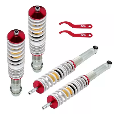 Lowering Suspension Coilover Kit For VW MK2 / MK3 GOLF And JETTA - Red Struts • $209