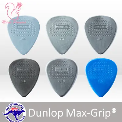 $8.07 • Buy 🔥🎸6x Genuine Dunlop MAX-GRIP® Premium Supermix 🥇 Nylon Guitar Picks Mediators