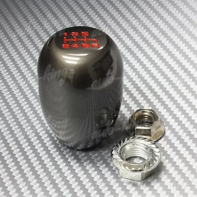 Universal Gunmetal Aluminum Manual Mt Type-r 6-speed Shifter Shift Knob • $8.35