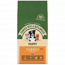 JAMES WELLBELOVED Turkey & Rice Kibble Puppy 2kg - 2kg - 432322 • £12.98