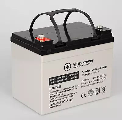 Altus 12V Deep Cycle AGM Battery Sealed Lead Acid Battery Camping Marine 4Wd ... • $133.95