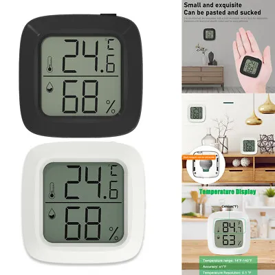 Mini Digital LCD Thermometer Humidity Meter Room Temperature Indoor Hygrometer • $9.98