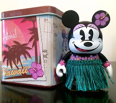 Disney Vinylmation 3  City Series Tin Hawaii Hula Minnie Mouse Luau Toy Figure • $65.44