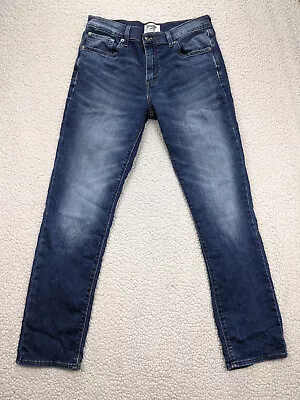 Levis Denizen 216 Slim Mens 32x32 Blue Jeans Straight Med Rise Med Wash • $15.94