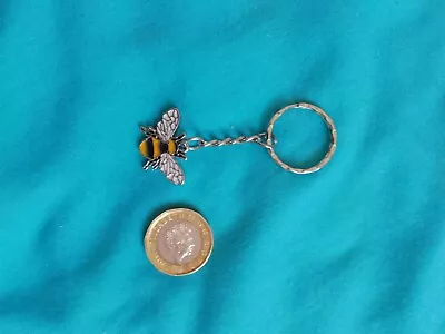 Bee  Enamel Charm Keyring • £2.69