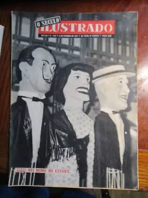 Portuguese Magazine Year 1959 Cover  Salvador Dali Inside Marylin Monroe • $40