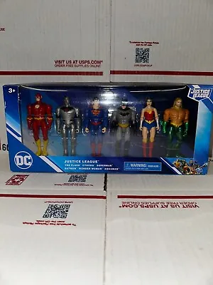 Spinmasters Dc Justice League The Flashcyborgsuperman 6 Pack Action Figures • $14.39
